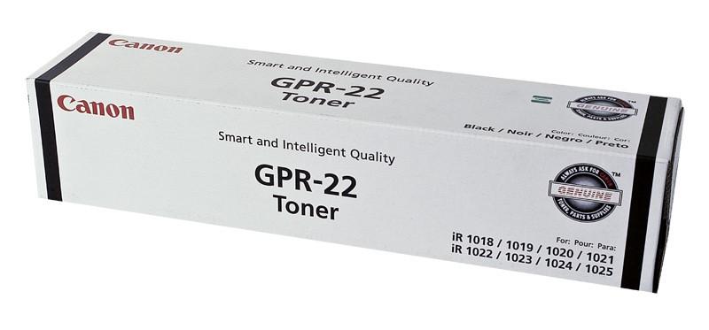 Canon 0386B003, 0386B003AA, GPR22 OEM Toner Black 8.4K Yield for use i