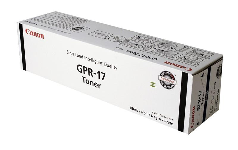 Canon 0279B003AA, GPR17 OEM Toner Black 45K Yield for use in IMAGERUNN
