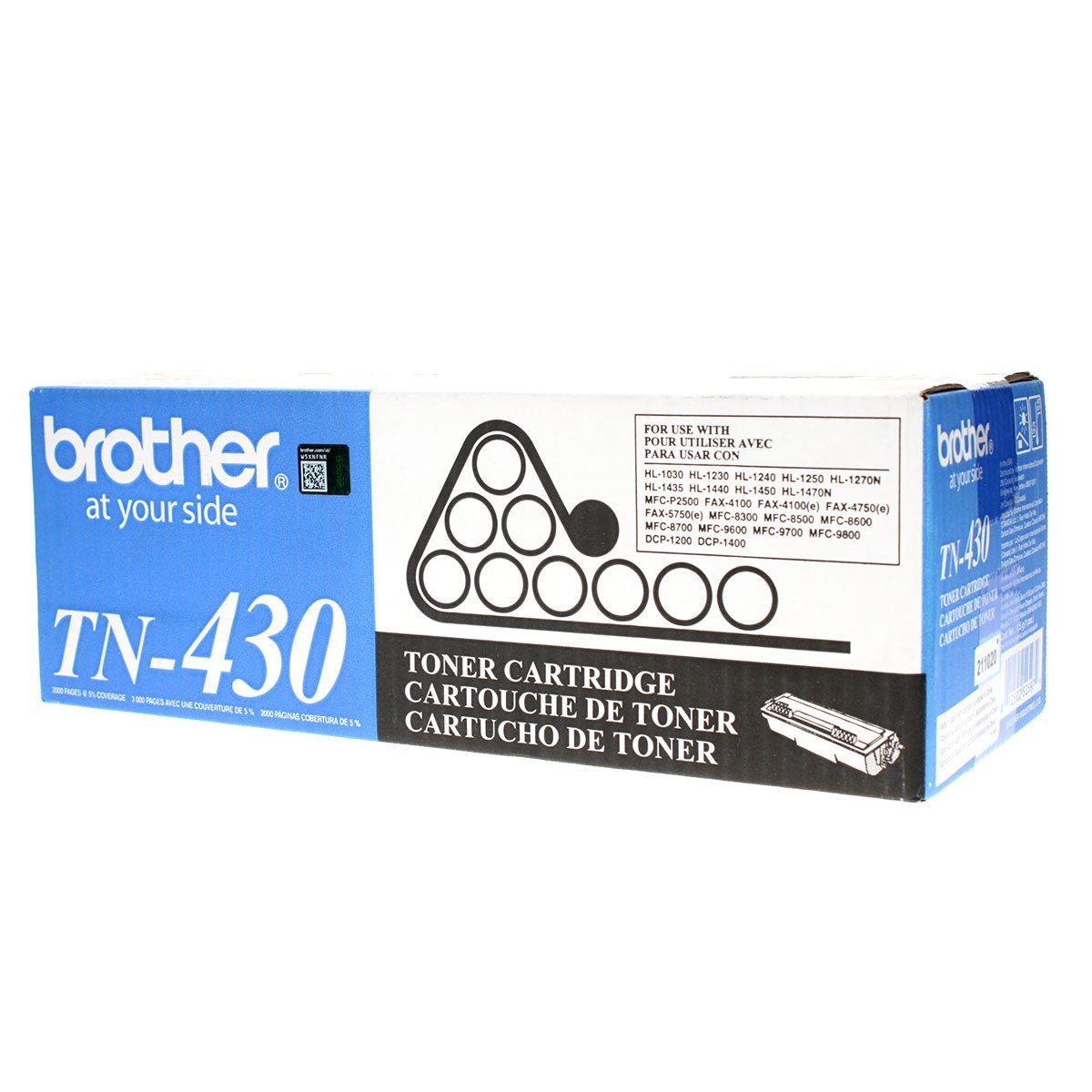Brother TN430 OEM Toner Black 3K Yield for use in DCP1200, DCP1400, HL