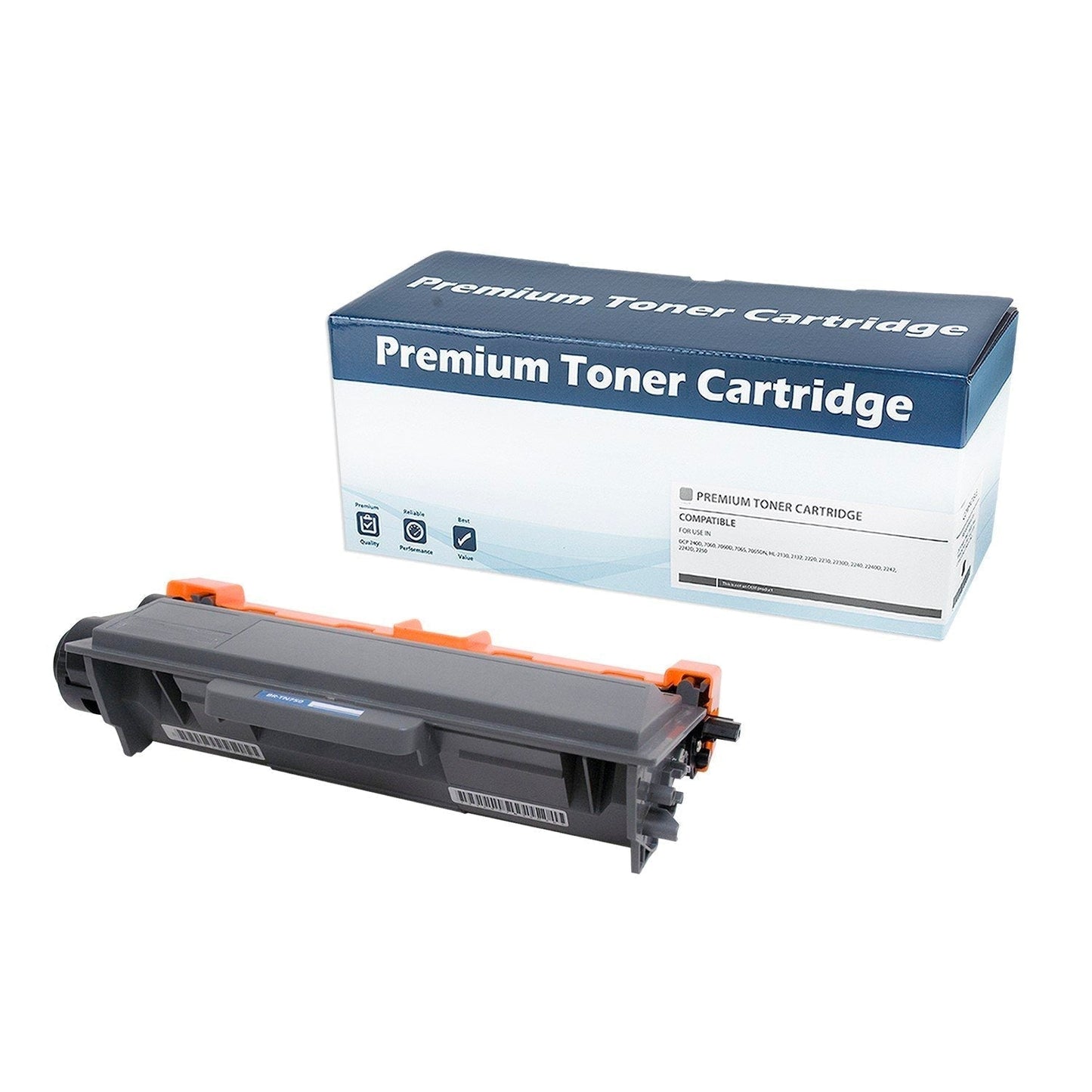 MO Brand Compatible for Brother TN720, TN750 Black Toner Black 8K High