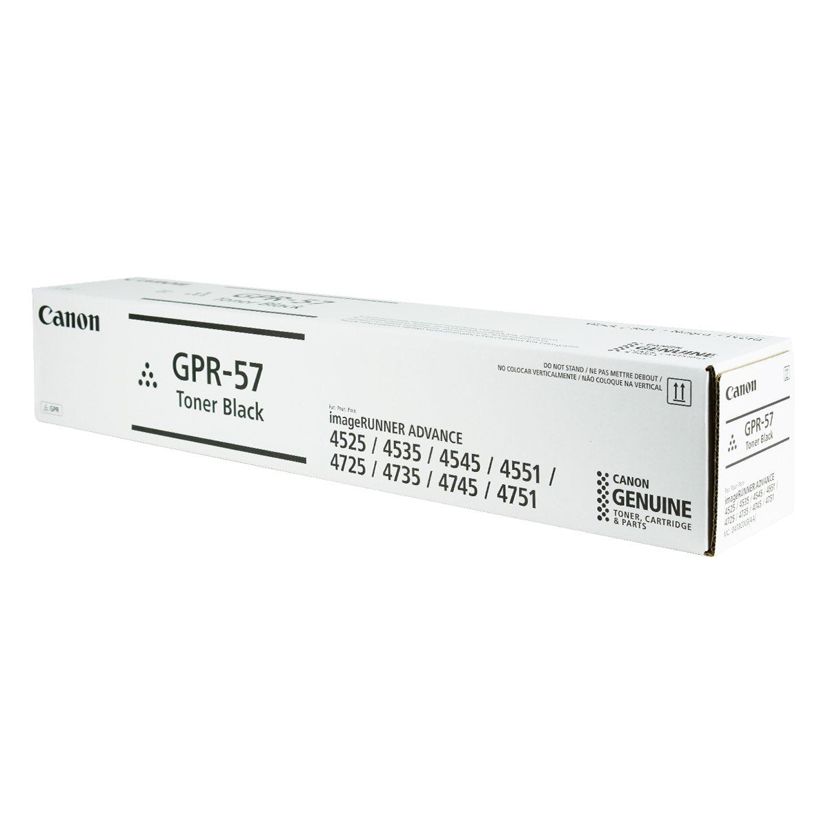 Canon 0473C003, 0473C003AA, GPR57 OEM Toner Black 42.1K Yield for use