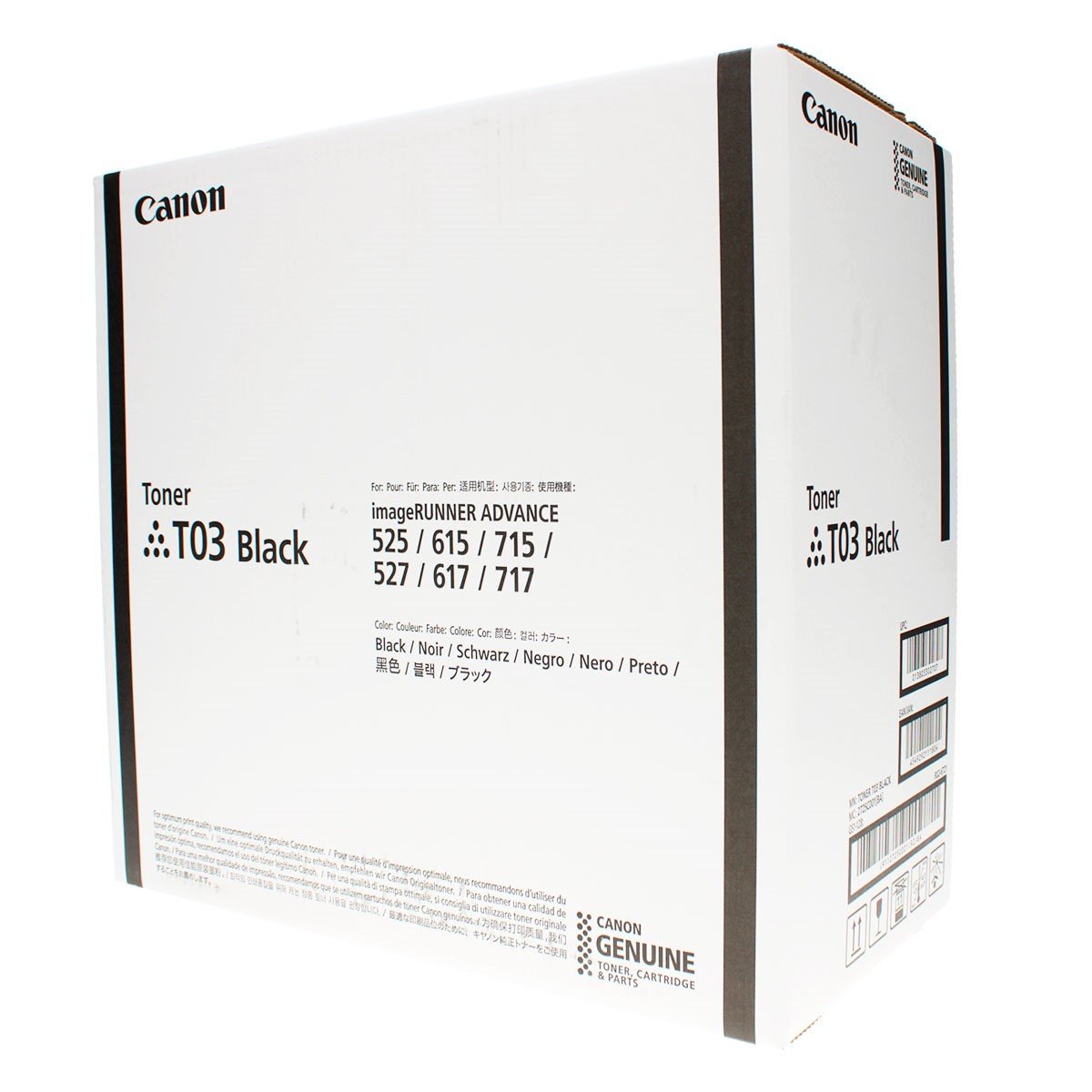 Canon 2725C001, 2725C001AA, T03 OEM Toner Black 51.5K Yield for use in