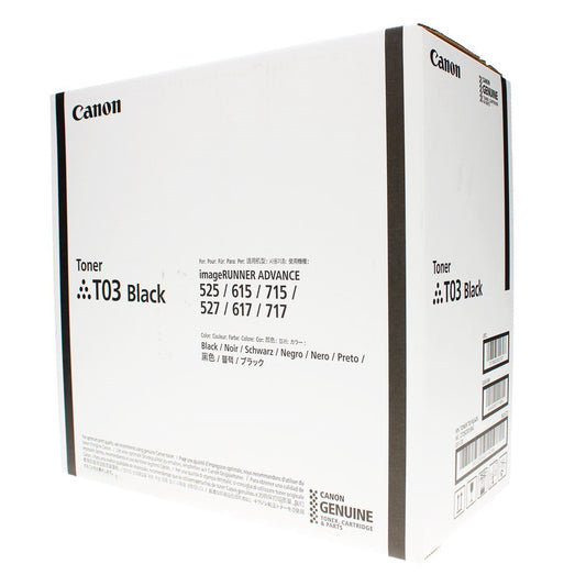 Canon 2725C001, 2725C001AA, T03 OEM Toner Black 51.5K Yield for use in