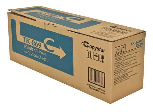 Copystar 1T02JZCCS0, TK869C OEM Toner Cyan 12K Yield for use in CS-250