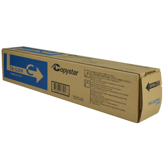 Copystar 1T02R5CCS0, TK-5209C OEM Toner Cyan 12K Yield for use in CS-3