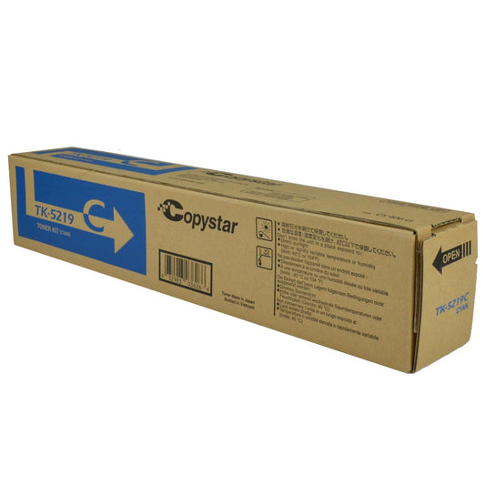 Copystar 1T02R6CCS0, TK-5219C OEM Toner Cyan 15K Yield for use in CS-4