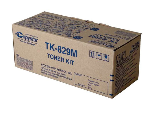 Copystar 1T02FZBCS0, TK829M OEM Toner Magenta 7K Yield for use in CS-C