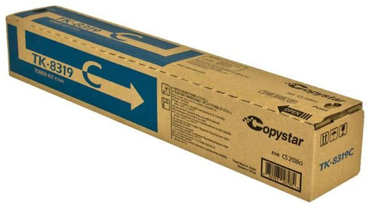 Copystar 1T02MVCCS0, TK8319C OEM Toner Cyan 6K Yield for use in CS-255