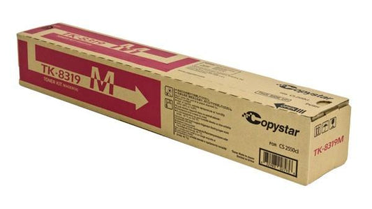 Copystar 1T02MVBCS0, TK8319M OEM Toner Magenta 6K Yield for use in CS-