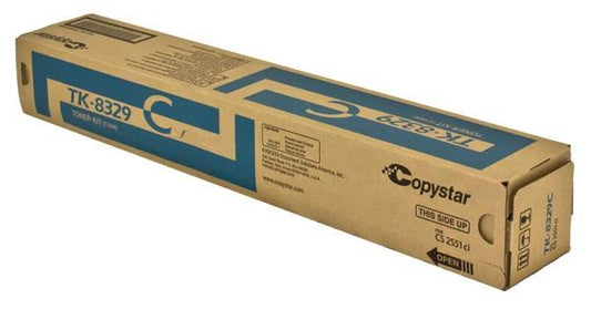 Copystar 1T02NPCCS0, TK-8329C OEM Toner Cyan 12K Yield for use in CS-2