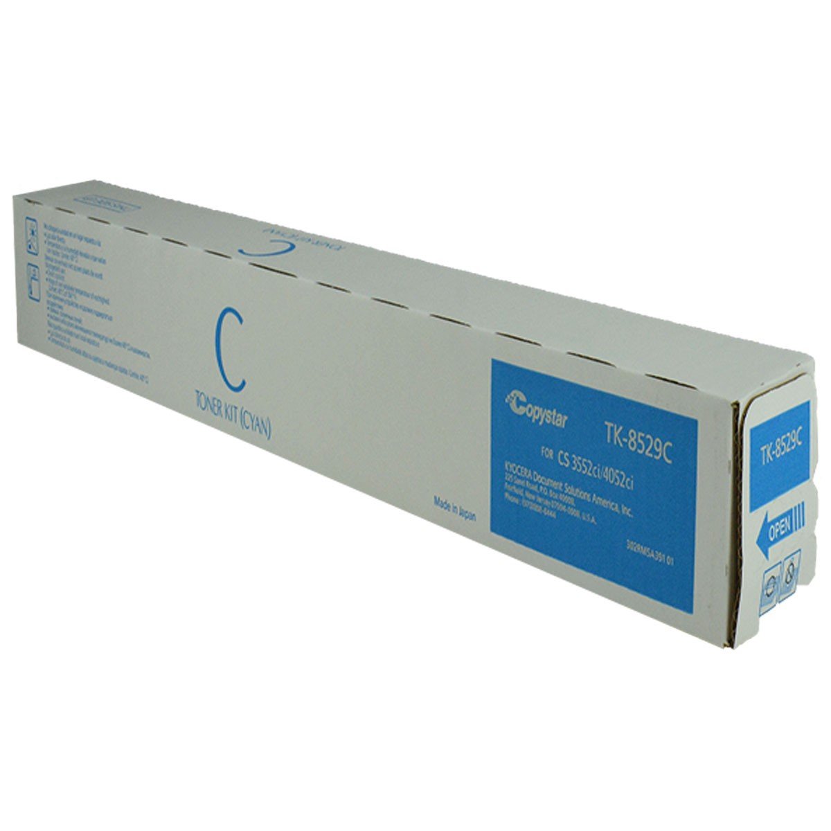 Copystar 1T02RMCCS0, 1T02RMCCS1, TK-8529C OEM Toner Cyan 20K Yield for