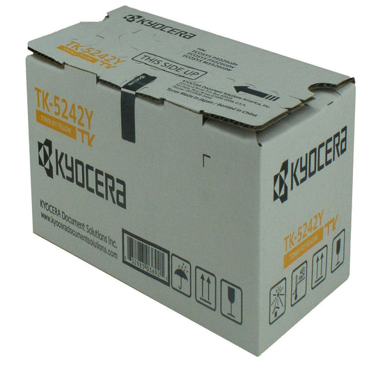 Kyocera Mita 1T02R7AUS0, 1T02R7AUSV, TK-5242Y OEM Toner Yellow 3K Yiel