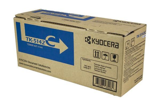 Kyocera Mita 1T02NRCUS0, TK-5142C OEM Toner Cyan 5K Yield for use in M