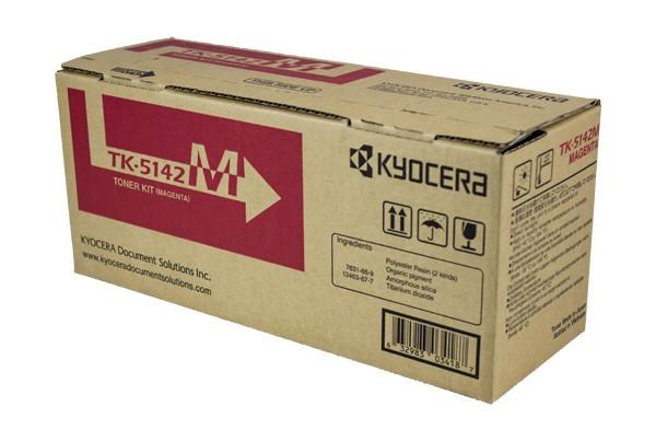 Kyocera Mita 1T02NRBUS0, TK-5142M OEM Toner Magenta 5K Yield for use i