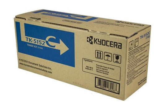 Kyocera Mita 1T02NSCUS0, TK-5152C OEM Toner Cyan 10K Yield for use in