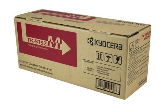 Kyocera Mita 1T02NSBUS0, TK-5152M OEM Toner Magenta 10K Yield for use