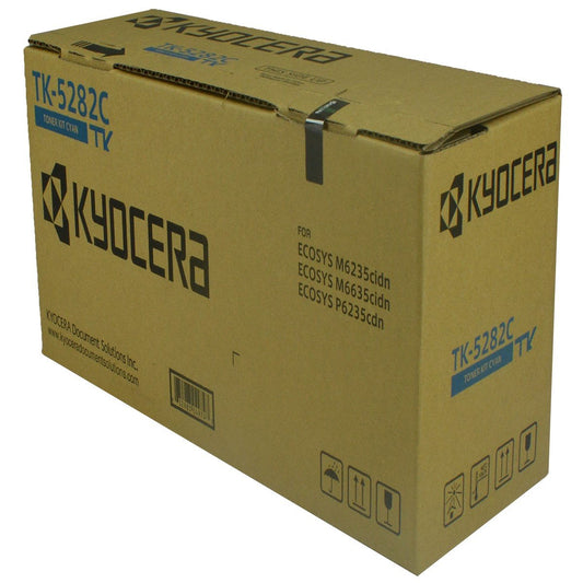 Kyocera Mita 1T02TWCUS0, TK-5282C OEM Toner Cyan 11K Yield for use in