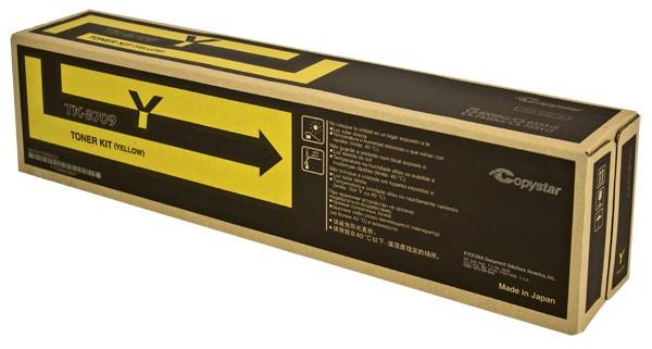 Copystar 1T02K9ACS0, TK-8709Y OEM Toner Yellow 30K Yield for use in CS