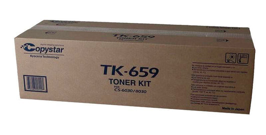 Copystar 1T02FB0CS0, TK659 OEM Toner Black 47K Yield for use in CS-603