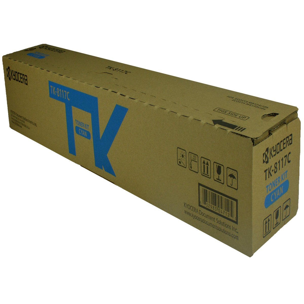 Kyocera Mita 1T02P3CUS0, TK-8117C OEM Toner Cyan 6K Yield for use in M