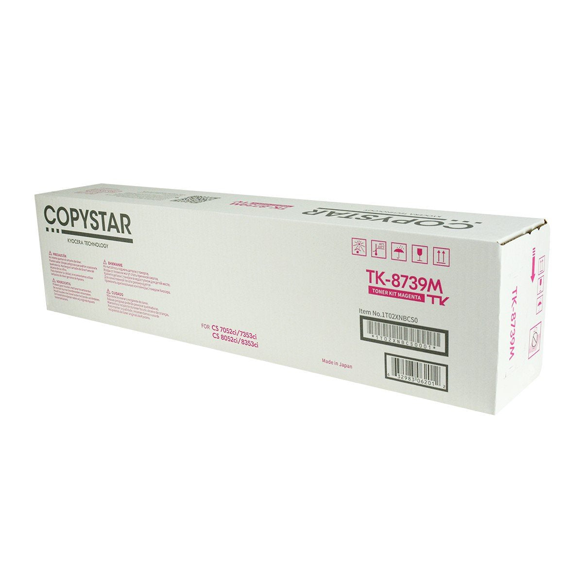 Copystar 1T02XNBCS0, TK-8739M OEM Toner Magenta 40K Yield for use in C