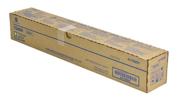 Konica Minolta A11G231, TN216Y OEM Toner Yellow 26K Yield for use in B