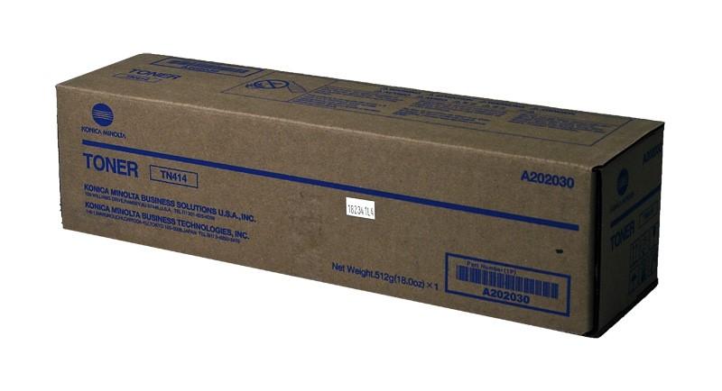 Konica Minolta A202030, TN414 OEM Toner Black 25K Yield for use in BIZ