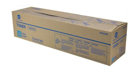 Konica Minolta A3VU430, A3VU43A, TN-711AC, TN-711C OEM Toner Cyan 31.5