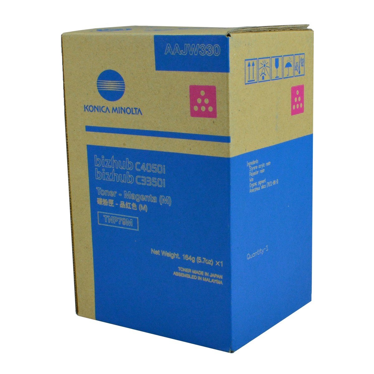 Konica Minolta AAJW330, TNP79M OEM Toner Magenta 9K Yield for use in B