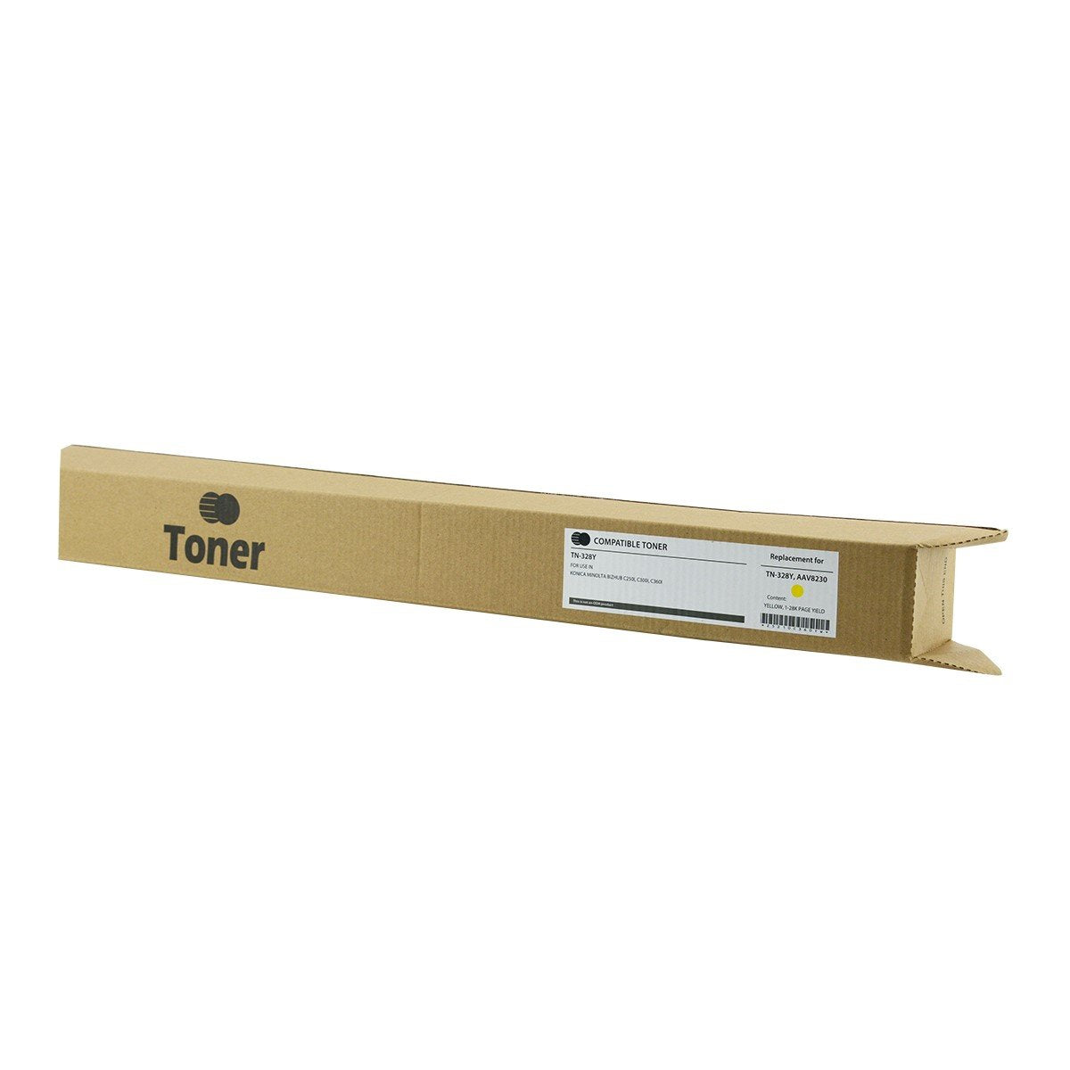 MO Brand Compatible for Konica Minolta AAV8230, TN-328Y Yellow Toner Y