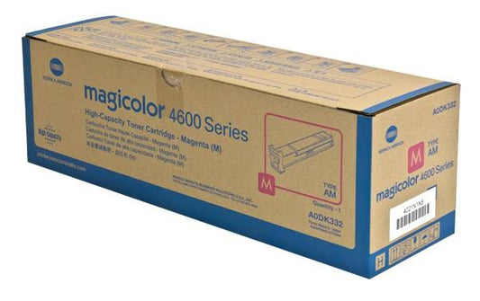 Konica Minolta A0DK332 OEM Toner Magenta 8K Yield for use in MAGICOLOR