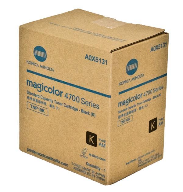 Konica Minolta A0X5131 OEM Toner Black 4K Yield for use in MAGICOLOR 4