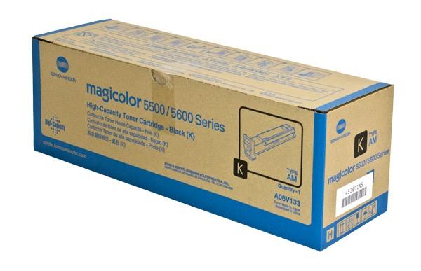 Konica Minolta A06V133 OEM Toner Black 12K Yield for use in MAGICOLOR