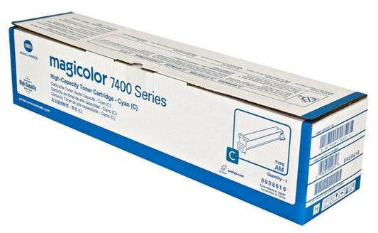 Konica Minolta 8938616 OEM Toner Cyan 12K Yield for use in MAGICOLOR 7