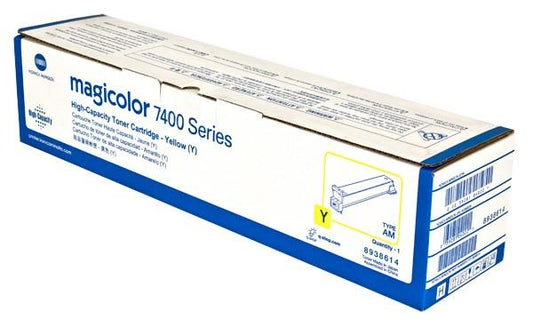 Konica Minolta 8938614 OEM Toner Yellow 12K Yield for use in MAGICOLOR