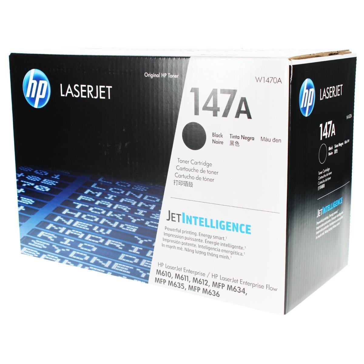 HP 147A, W1470A OEM Toner Black 10.5K Yield for use in ENTERPRISE M634