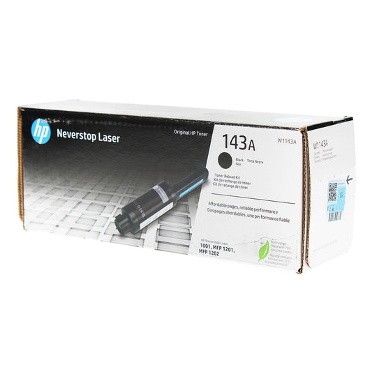 HP 143A, W1143A OEM Toner Black 2.5K Yield for use in NEVERSTOP LASER