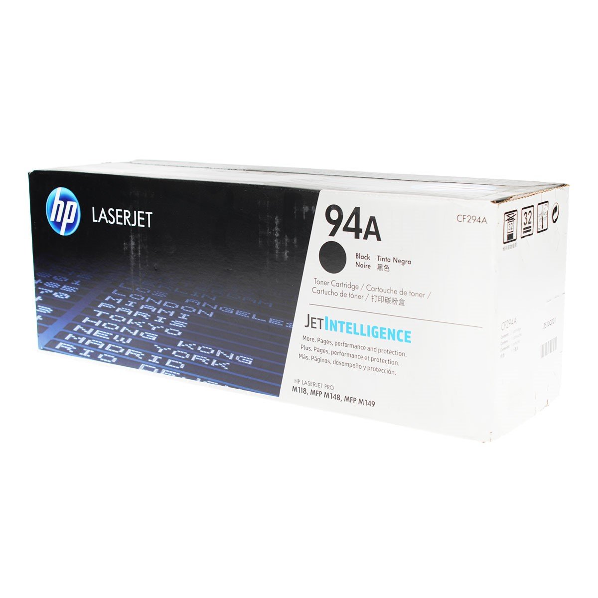 HP 94A, CF294A OEM Toner Black 1.2K Yield for use in LJ PRO M118DW, LJ