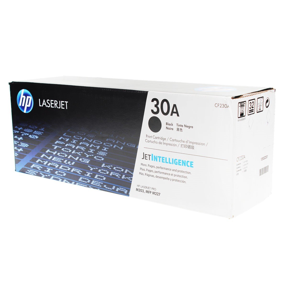 HP 30A, CF230A OEM Toner Black 1.6K Yield for use in LJ PRO M203DN, LJ