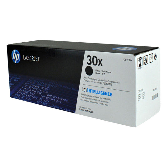 HP 30X, CF230X OEM Toner Black 3.5K High Yield for use in LJ PRO M203D