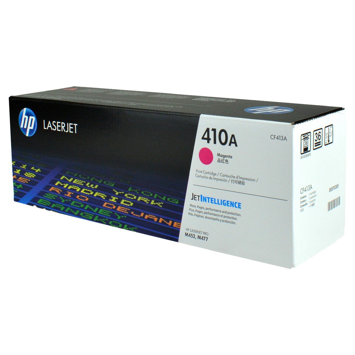 HP 410A, CF413A OEM Toner Magenta 2.3K Yield for use in LJ PRO 377DW,