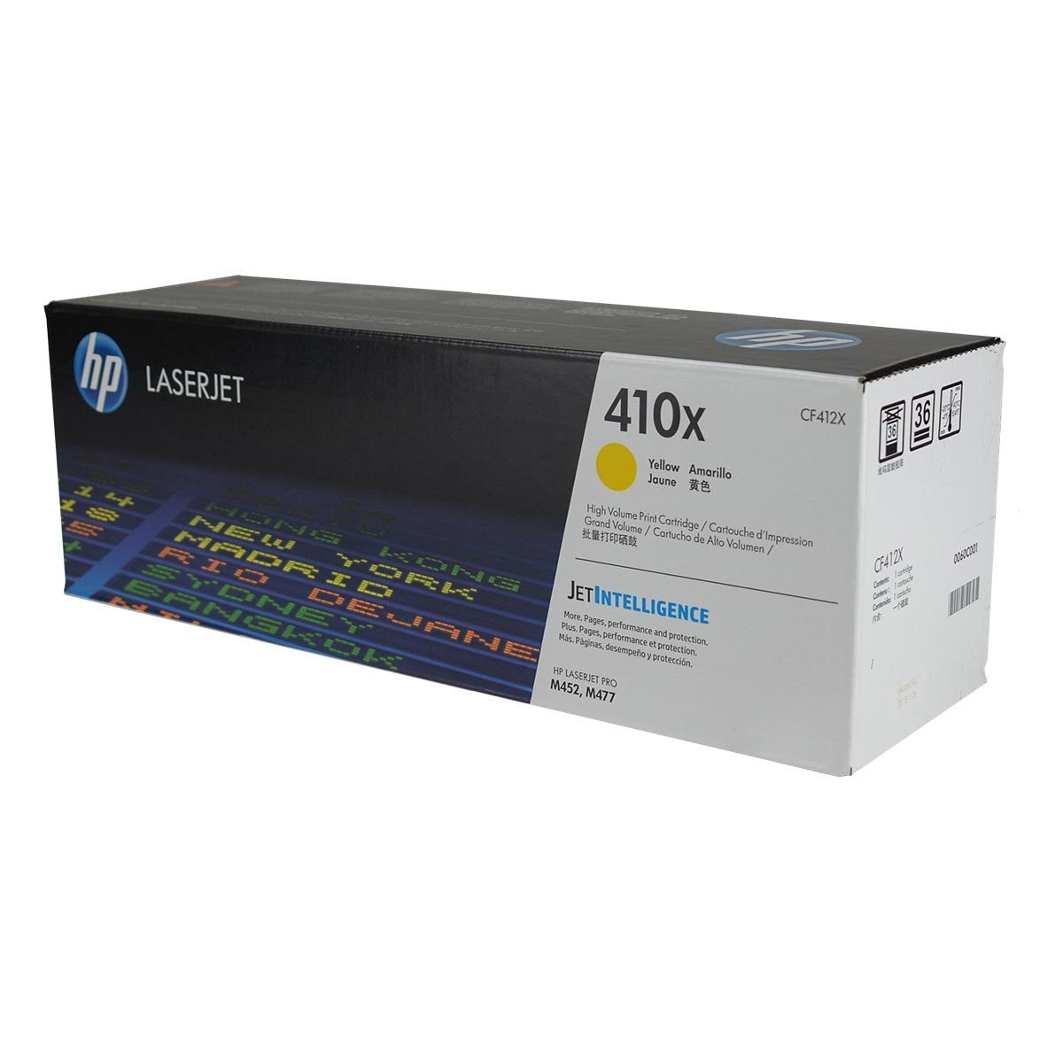 HP 410X, CF412X OEM Toner Yellow 5K High Yield for use in LJ PRO M377D