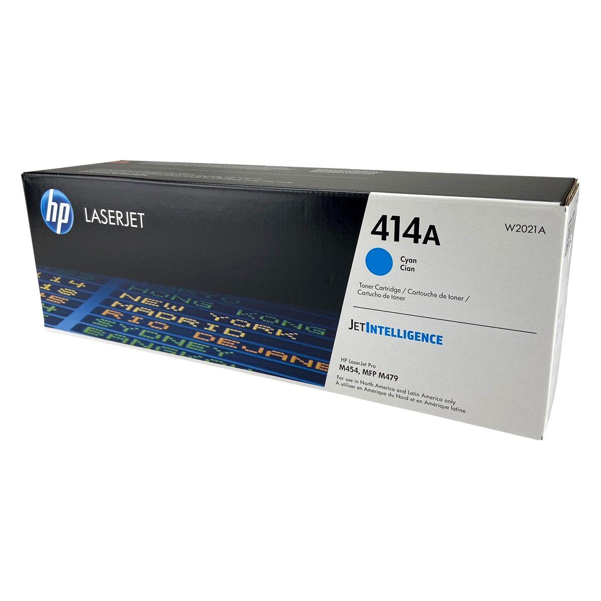 HP 414A, W2021A OEM Toner Cyan 2.1K Yield for use in CLJ ENT M455DN, C