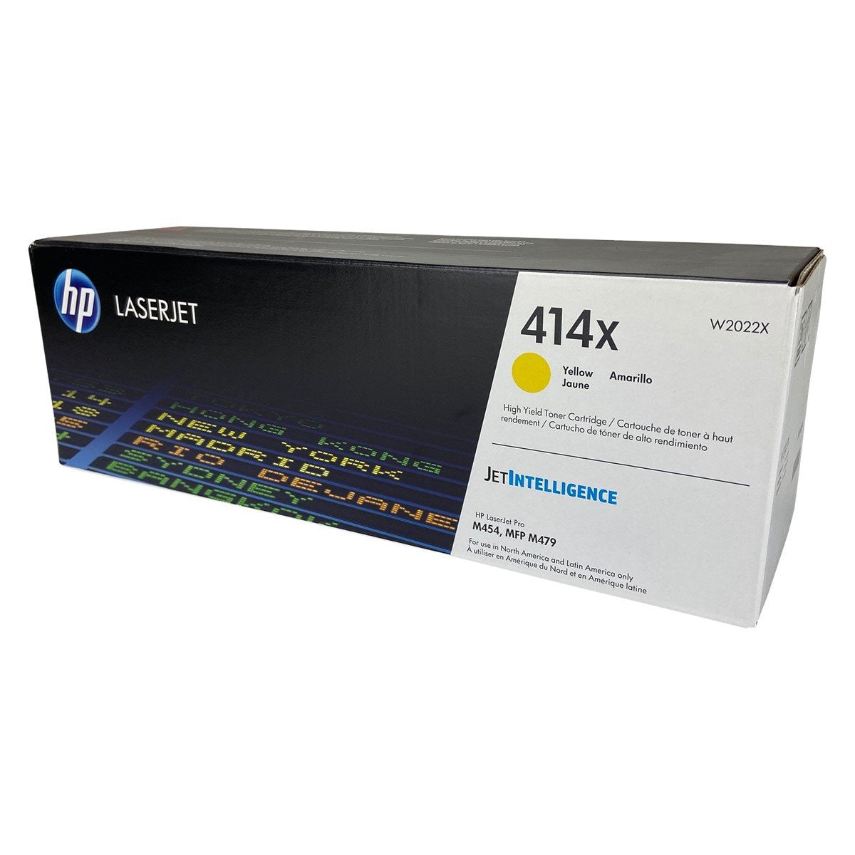 HP 414X, W2022X OEM Toner Yellow 6K High Yield for use in CLJ ENT M455