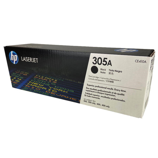 HP 305A, CE410A OEM Toner Black 2.2K Yield for use in COLOR LJ PRO 300