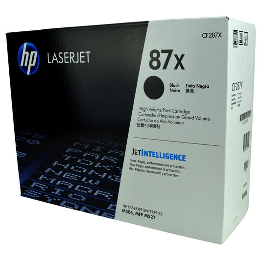 HP 87X, CF287X OEM Toner Black 18K High Yield for use in LJ ENTERPRISE