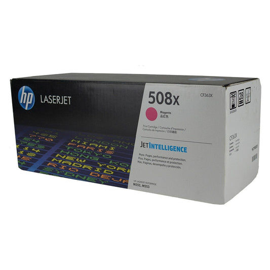 HP 508X, CF363X OEM Toner Magenta 9.5K High Yield for use in LJ ENTERP