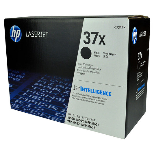 HP 37X, CF237X OEM Toner Black 25K High Yield for use in LJ ENTERPRISE