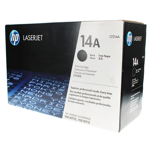 HP 14A, CF214A OEM Toner Black 10K Yield for use in LJ ENTERPRISE 700