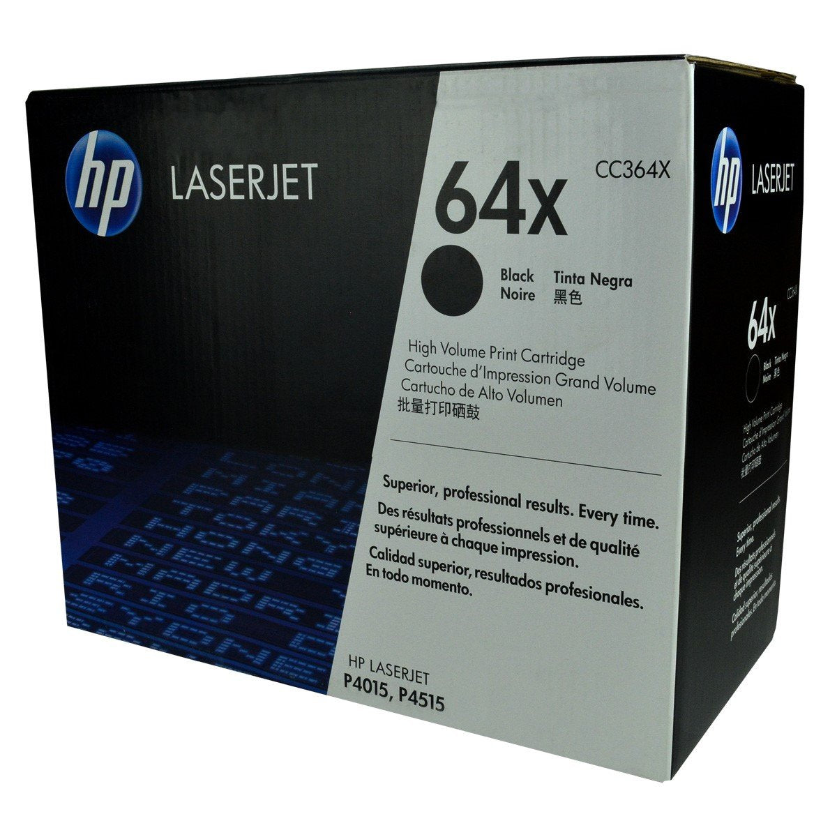 HP 64X, CC364X OEM Toner Black 24K High Yield for use in LJ P4015N, LJ